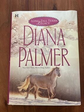 HQ Diana Palmer Coffee Table Book - Cream and Pink Cover with Horse Illustration